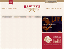 Tablet Screenshot of barleysknoxville.com